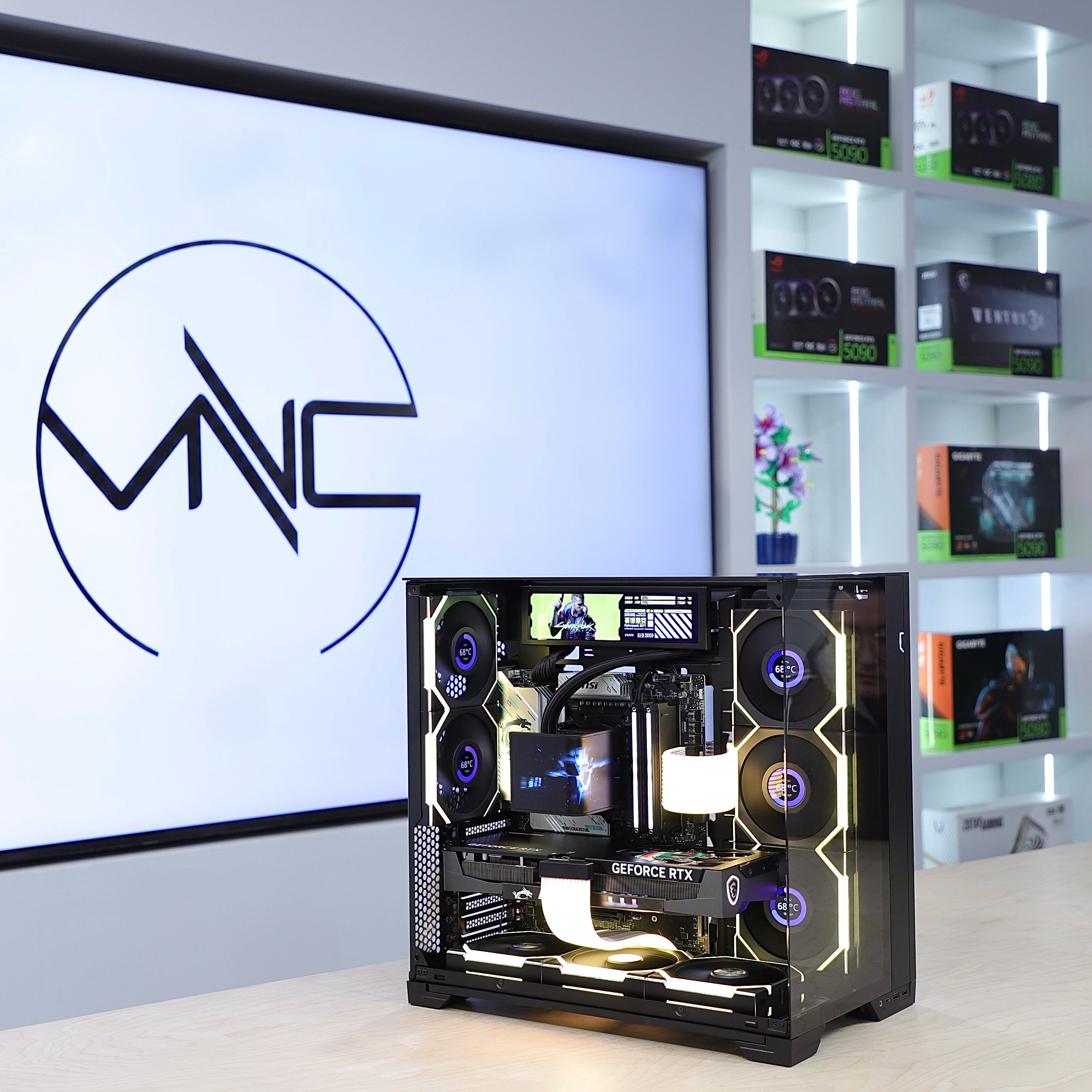 VNC Pro Gaming PC | Ryzen 9800X3D + RTX 5080 + Lian Li O11VC