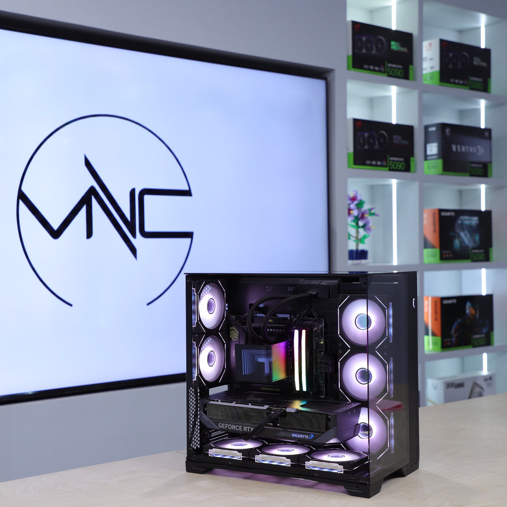 VNC Pro Gaming PC | Ryzen 9800X3D + RTX 5090 + Lian li O11