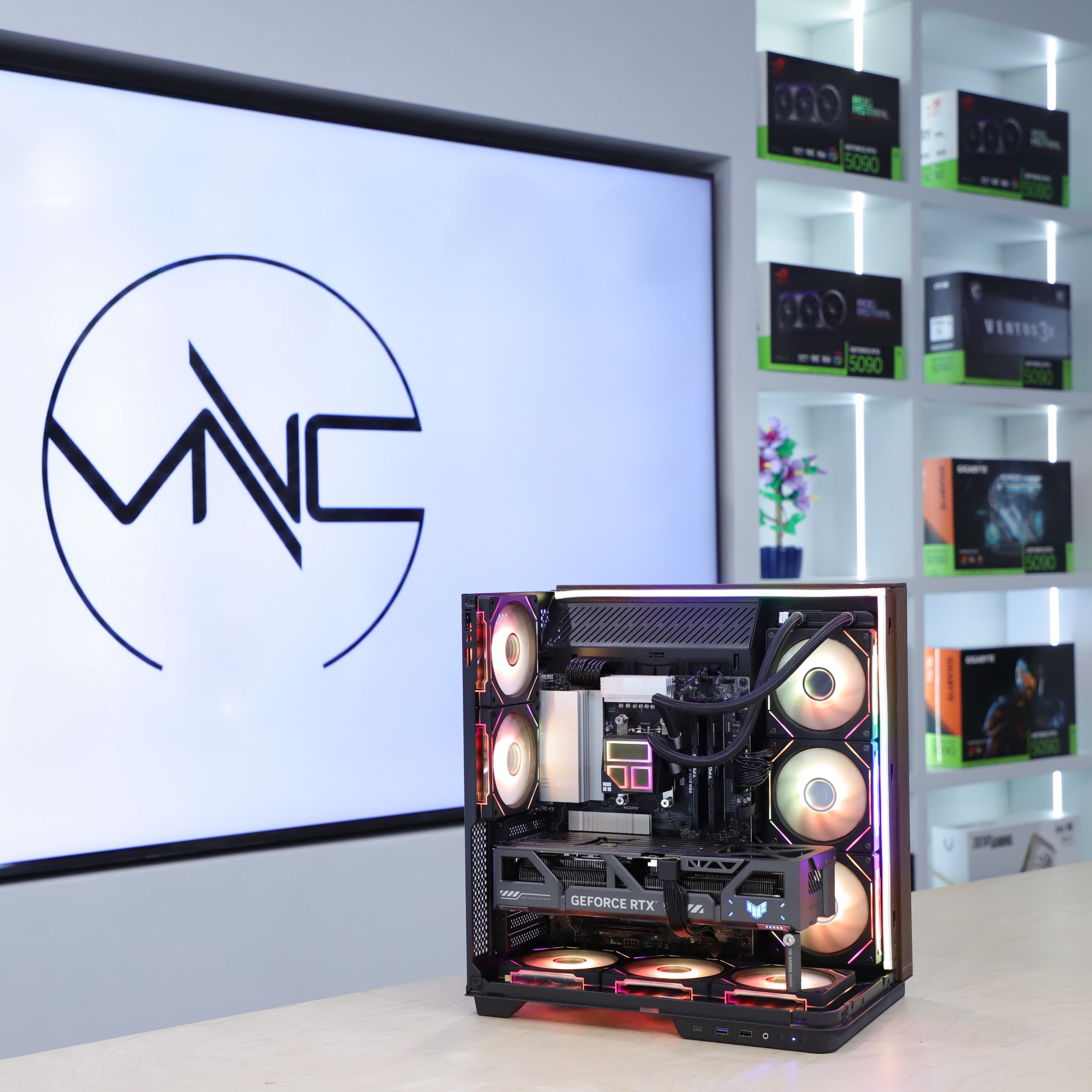 VNC Pro Gaming PC | AMD 9800X3D + RTX 5090 + VNC Case
