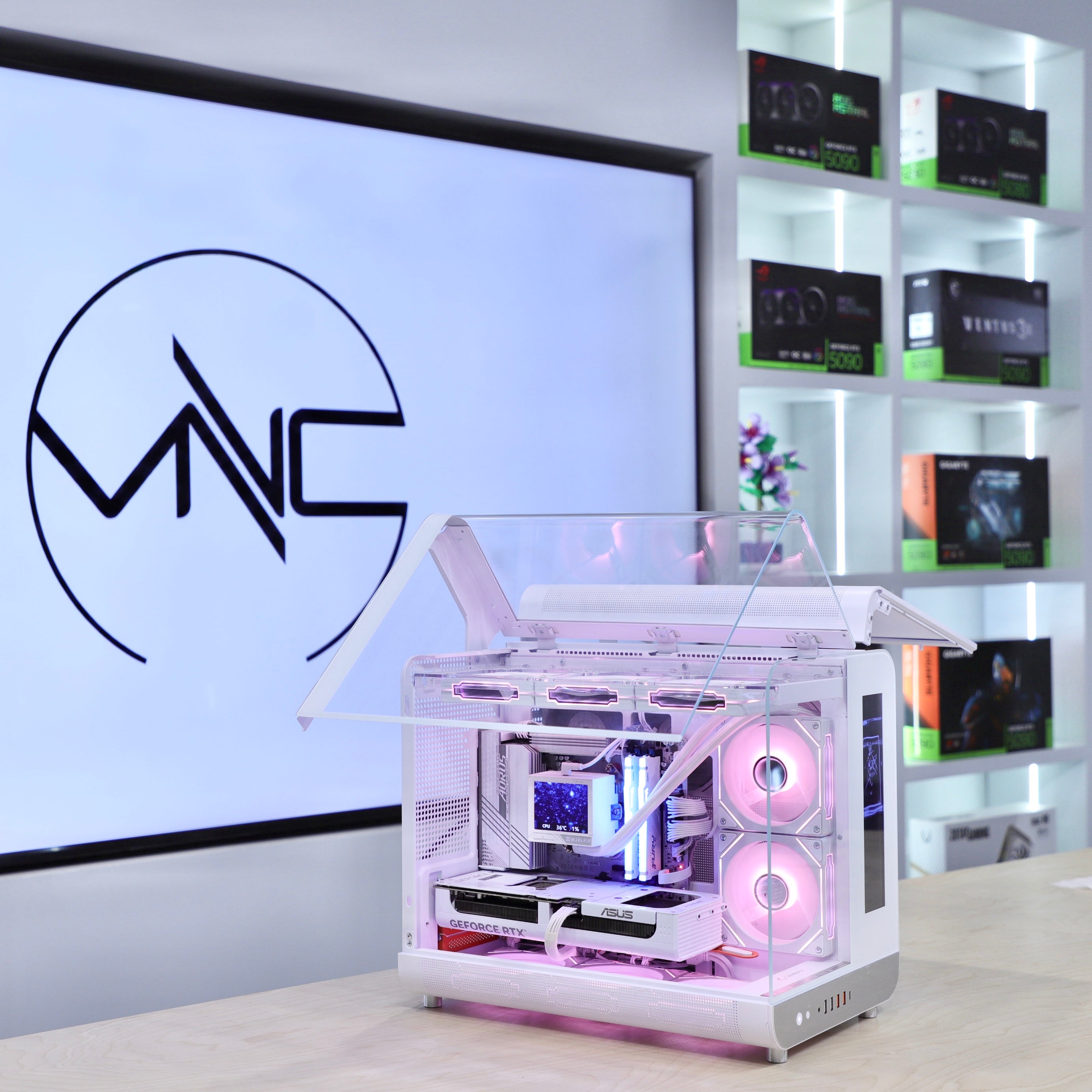 VNC Pro Gaming PC | Ryzen 9800X3D + RTX 5070 + Unknown Player Phantom Wing