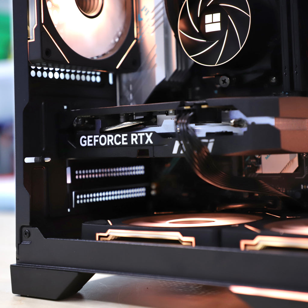 VNC Pro Gaming PC | Ryzen 5500+ RTX 5060+ VNC Curved Gaming MATX Case