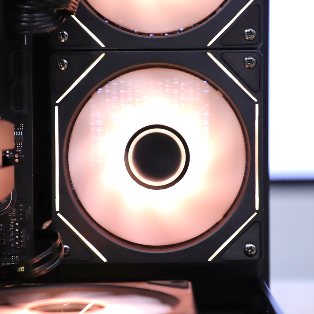 VNC Pro Gaming PC | Ryzen 5500+ RTX 5060+ VNC Curved Gaming MATX Case