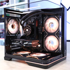 VNC Pro Gaming PC | Ryzen 5500+ RTX 5060+ VNC Curved Gaming MATX Case
