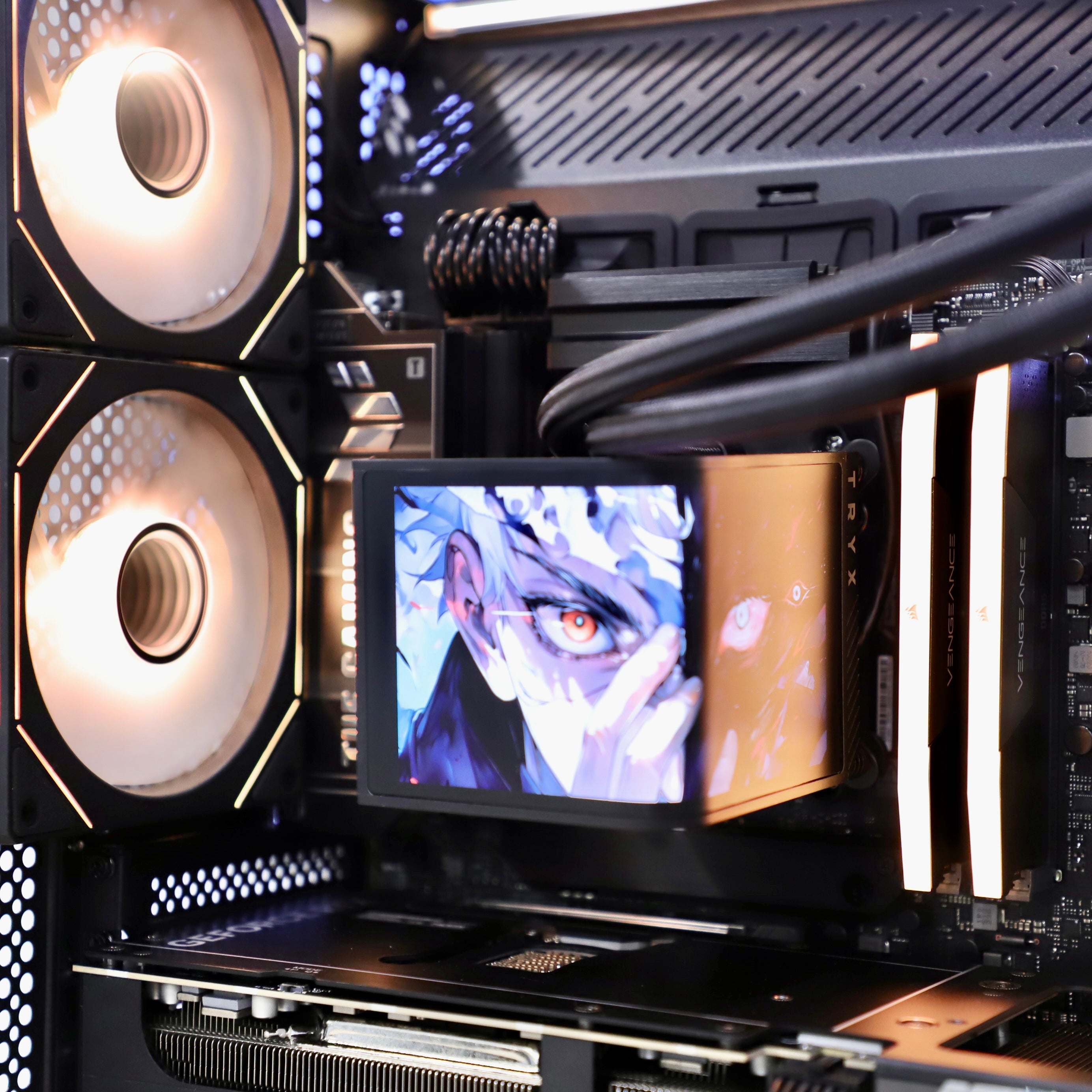 VNC Pro Gaming PC | AMD 9850X3D+ RTX 5080+ VNC Curved Gaming Case