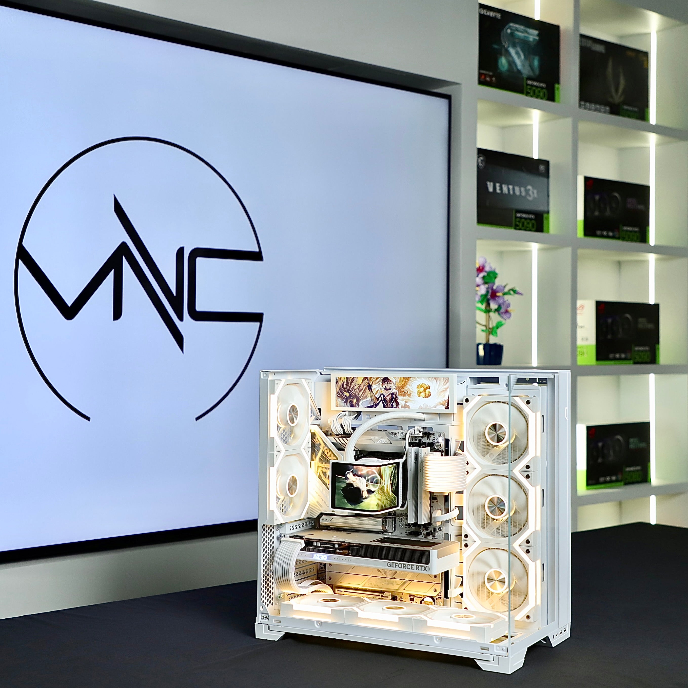 VNC Pro Gaming PC | Intel 265K+ RTX 5060 AERO + LianLI O11 Vision Compact