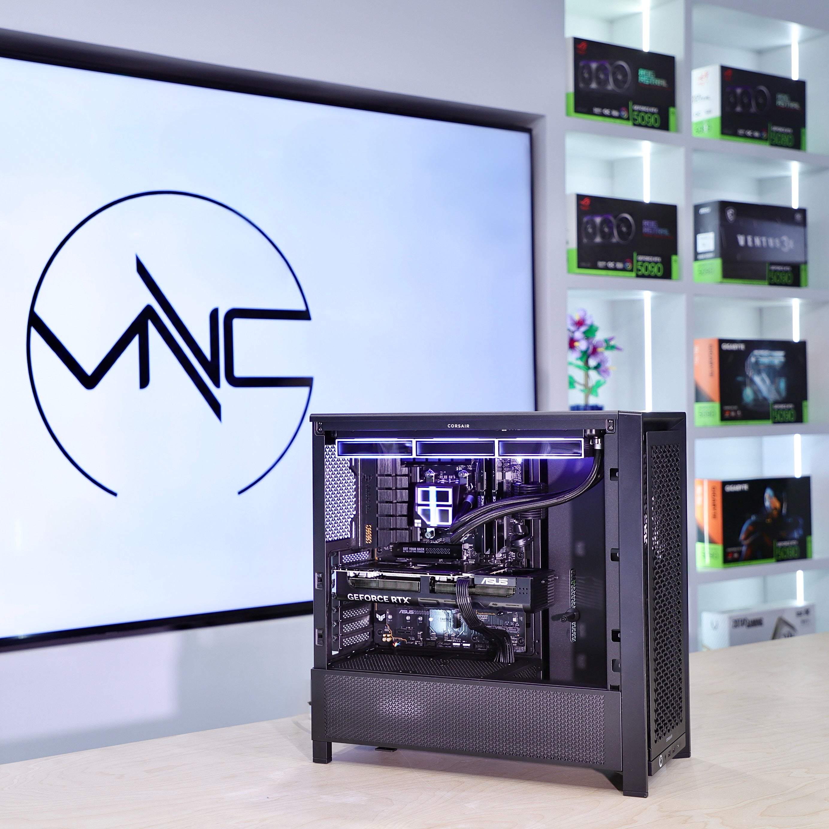 VNC Pro Gaming PC | Ryzen 7800X3D + RTX 5070 ti + 4000D