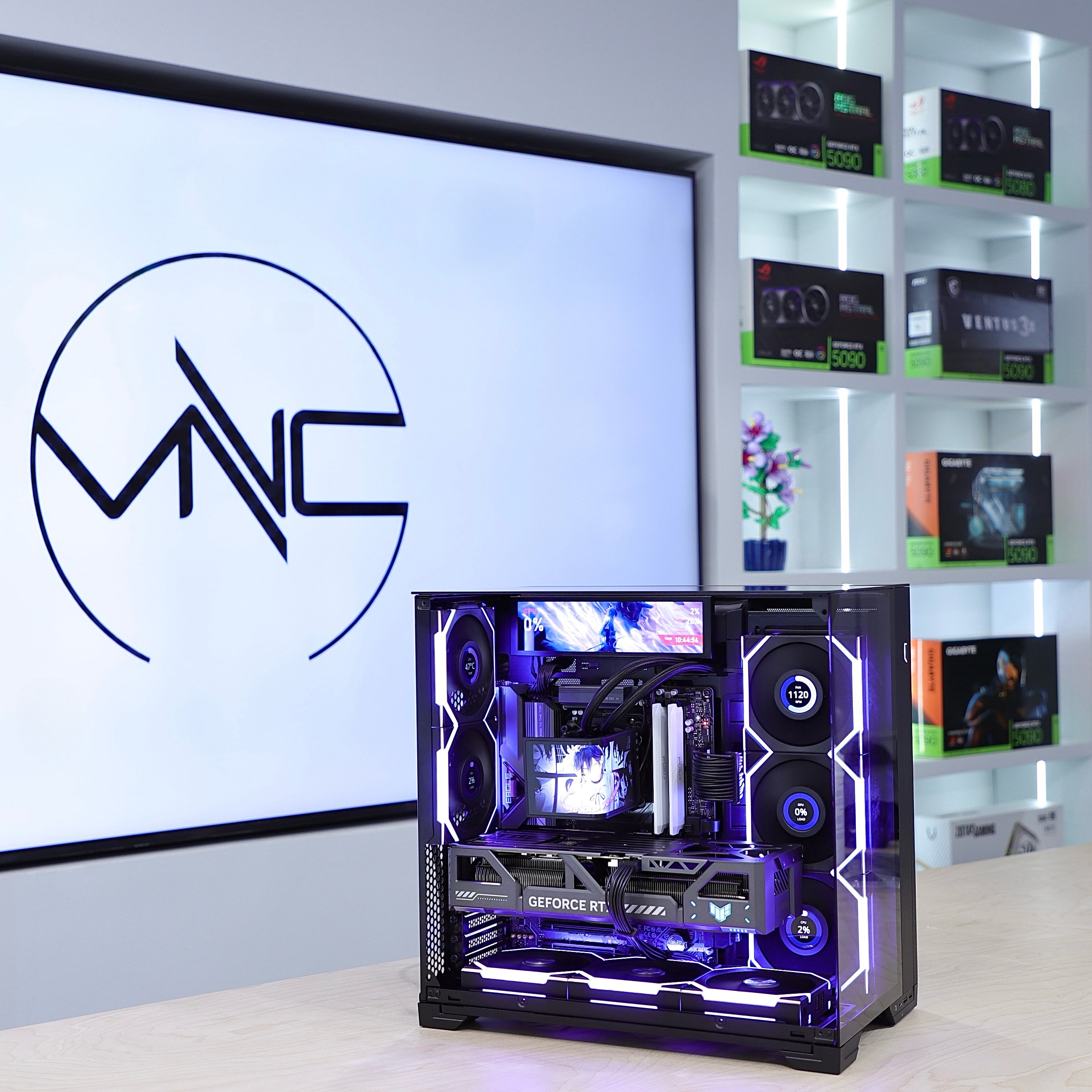 VNC Pro Gaming PC | AMD 9800X3D + RTX 5080+ Lian li O11